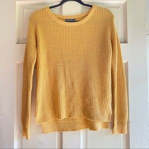 Becool light yellow knitted sweater Sz S